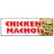 Signmission CHICKEN NACHOS BANNER SIGN snack melted mexican chili taco tex mex food B-72 Chicken Nachos - alternate 1